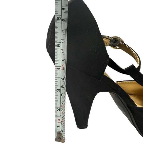 Modcloth Graham Black Heels with Mary Jane Strap Whimsygoth Vintage Look - Picture 11 of 11